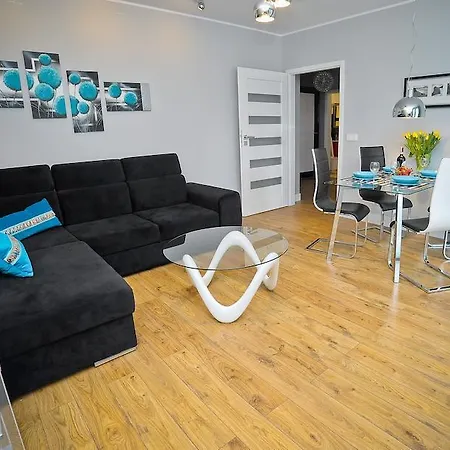 아파트 Sopocka Rezydencja - Apartament Turkusowy 소포트